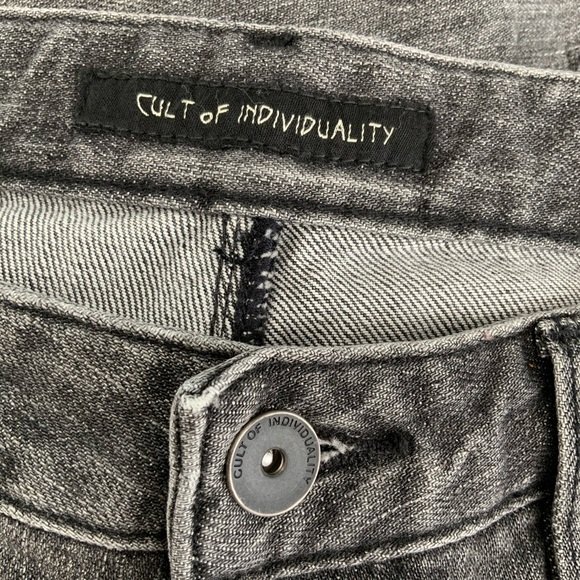 Cult of Individuality Alter Ego Boyfriend Jeans Black 26 - Picture 8 of 10